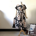 【SUMMER SALE❤︎送料無料】おとなのひまわりサマーワンピース