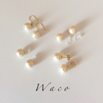 コットンパール   シンプル ピアス/イヤリング