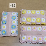 .:*･レトロ小花モチーフのポケットティッシュケース･*:.｡.