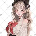 オリジナル人物ステッカー