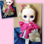 ブライス (22cmドール服)      夏色(Pink-Framboise)