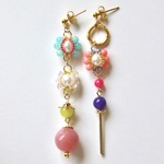 【 leap 】一点物のアシンメトリーピアス/イヤリング