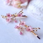 和紙のヘアピン「桜花」