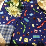【再6】電車⭐️星❤️22×15給食袋、コップ袋、お箸ケース袋  、歯ブラシ入れに    