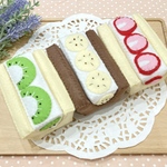 フェルトままごと♪　フルーツサンド