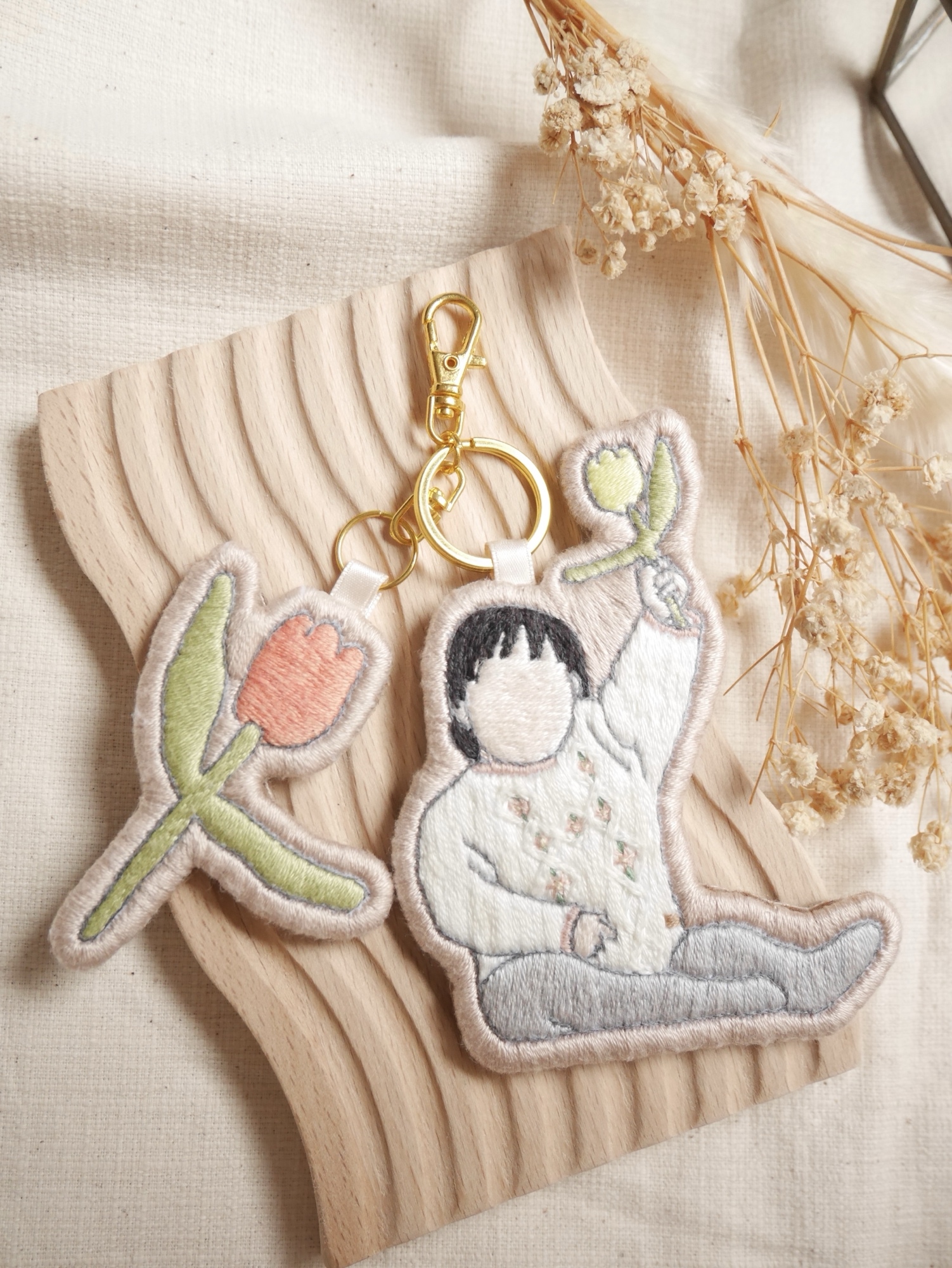 手刺繍で紡ぐ似顔絵ボード メモリアル刺繍 オーダーメイド刺繍