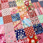 和紙5×5cm 〜ミニ折り紙　washi ミニ折鶴　友禅和紙