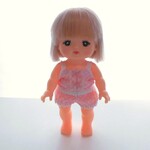 メルちゃんサイズ　肌着セット　キャミソール　パンツ　ピンク　水玉　ソランちゃん　レミンちゃん　コルネちゃんサイズ　服