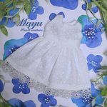 再販♡花柄ホワイトワンピ