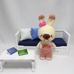 あみぐるみ　うさぎさん（いつもポケットに人参🥕）