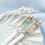 夏の海♡ハーバリウムボールペン【名入れ  プレゼント  ギフト  海  シェル】
