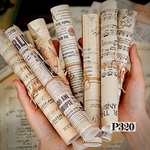 ★予約販売★送料無料【P320コラージュ素材】海外紙モノ　英字　ジャンクジャーナル　背景紙　おすそ分け　バレット