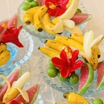 フルーツ🍌🍇🌺🏝️(お皿付き)