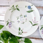 【在庫一掃￥1.500均一SALE開催中】ガーデンハーブの21㎝プレートセット