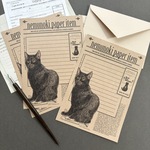 CAT LOVES NEWSPAPER レターセット