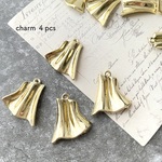 4pcs★charm・ drape（アイアンチャーム）