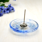 色舞皿香立　青（蓮花）