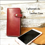 (即納)牛革/Iphone6 6s専用/レザースマホケース/lmc56/ワイン