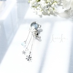 【8/16.21時販売】✧雪降る空のイヤーカフ✧右耳用