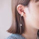 star ear cuff/pearl