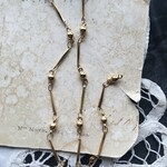 【10cm】No.176/304ｽﾃﾝﾚｽ/ゴールド/デザインコネクターチェーン