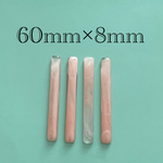 importアクリルロングパーツ　サーモンピンク　4個入り