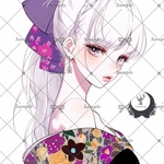 【F176】teatea.オリジナル 人物ステッカー
