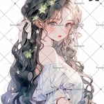 【F188】teatea.オリジナル 人物ステッカー