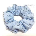 ♡ 夏シュシュ　♡  水色