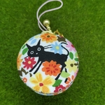 黒猫ちゃんのマカロンポーチ☆４ｃｍ