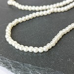【30g】【4mm】樹脂パール　ビーズ 　フェイクパール　クリームホワイト プラスチック　アクセサリーパーツ　 ハンドメイド　DIY AB030-3