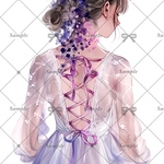 【F449】teatea.オリジナル 人物ステッカー
