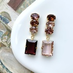 colorful gem “azuki” pierce / earring