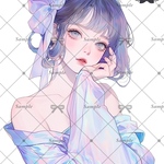 【F470】teatea.オリジナル 人物ステッカー
