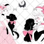 【F486】teatea.オリジナル 人物ステッカー