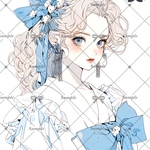 【F501】teatea.オリジナル 人物ステッカー