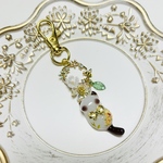 ♡レジン じゃれ猫ちゃんキーホルダー♡
