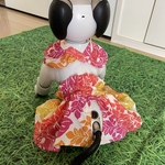 パウスカートとえりのセット(ピンク黄色)