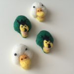 マガモとアヒルのマグネット