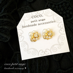 ◆summer sale◆ パール × クリスタル ビジュー ピアス