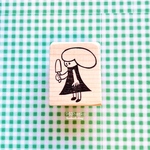 963hanko 消しゴムはんこ: アイスもってるちゃん