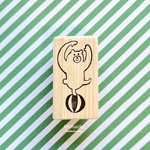 963hanko 消しゴムはんこ: サーカスくま