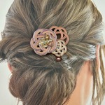 3217髪飾り ヘアクリップ＆ブローチ 2WAY 浴衣 イベント 和装小物
