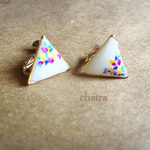カラフルアート♡ボタニカル♡イヤリング