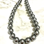 ブラックパール ネックレス ピアス セット