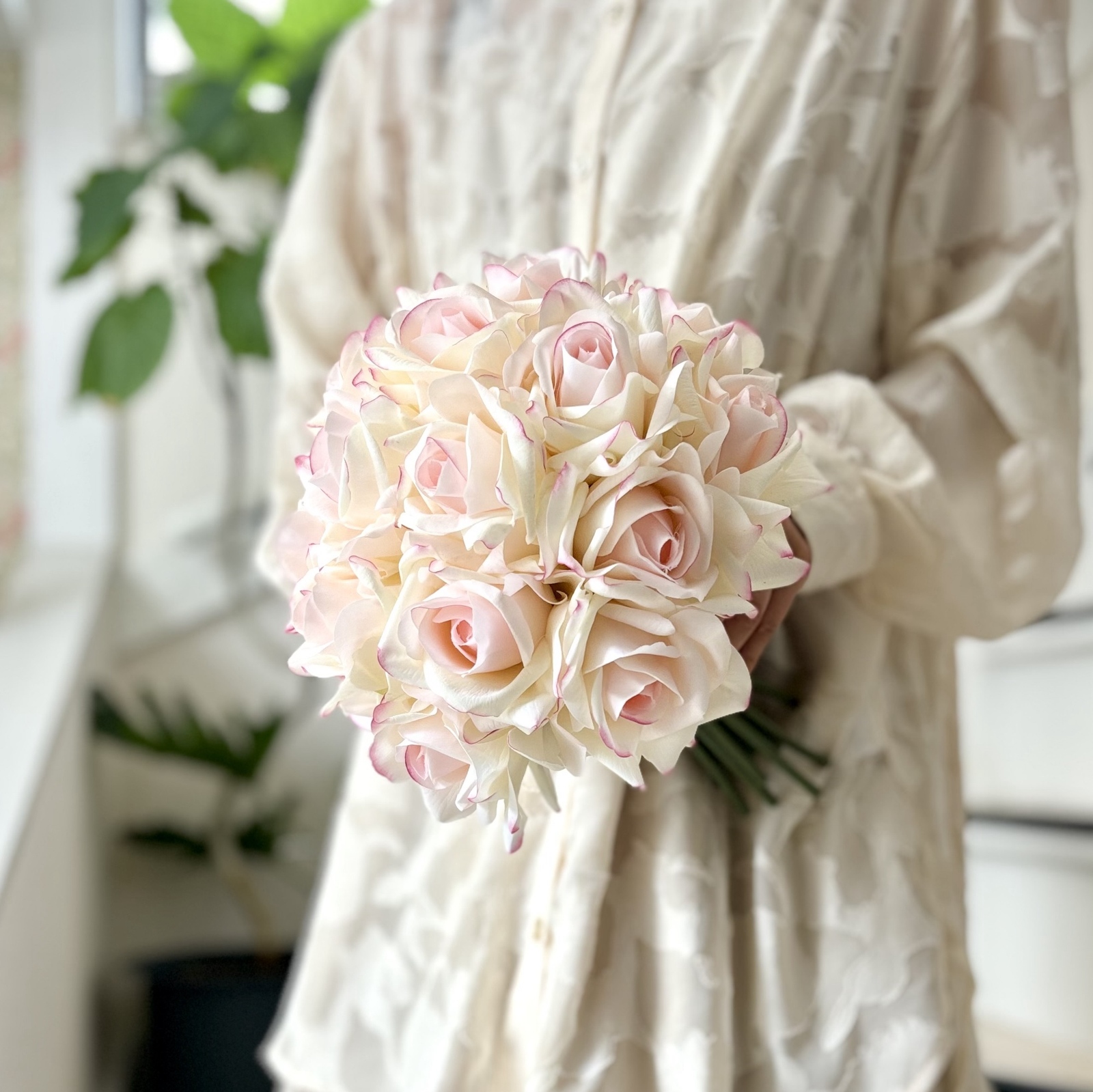 当店人気No.1ブーケ♡本物の質感のバラのブーケ ウェディングブーケ