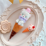 にっこりアイスクリームベア🍨（ミント×ストロベリー）