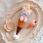 にっこりアイスクリームベア🍨（ピーチ×パイン）