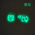 再販！☆夜光☆暗闇で光る 赤べこのピアス/イヤリング