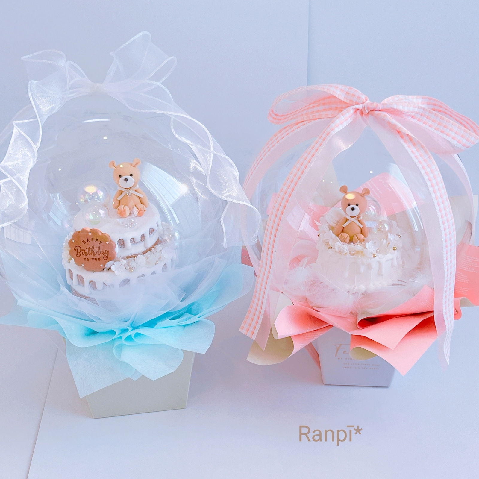 人気No.1⭐️クレイクリームケーキ*「大切な君へのケーキ」 - Ranpī